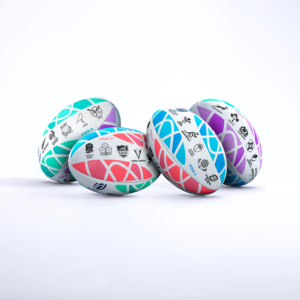 2023世界盃橄欖球 參賽隊伍紀念球